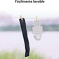 BONE Run Tie, Running Cell Phone Holder, Skin-Friendly & Washable Silicone Sport Armband, Universal Workout Phone Carrier Compatible with Most Smartphone (Luminous - Size L/Arm Size 9.8-15.7")