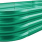 Land Guard Galvanized Raised Garden Bed Kit, Galvanized Planter Raised Garden Boxes Outdoor, Oval Large Metal Raised Garden Beds for Vegetables 4 x 2 x 1ft(1pcs) (Green)…