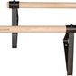 Vita Vibe - USA Made - Wood Large Parallettes Set 18" - 24" Long