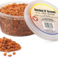 Hygloss Products Craft Rocks, Mini Stones For Art Projects - Bucket O' Gravel, Neon Orange, 1 lb