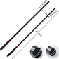 18-inch Horse Riding Crop 2-Piece Set, Black