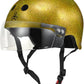 Triple Eight The Certified Sweatsaver Helmet with Visor for Roller Derby, Skateboarding and BMX