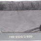 The Dog’s Bed, Orthopedic Standard Foam Waterproof Dog Bed with Standard Support, XL Silver Grey Plush, Waterproof, Supportive Dog Bed with Replaceable Covers, Veterinary Approved