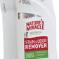 Nature's Miracle Stain and Odor Remover for Dogs, Odor Control Formula, Refill, 1.33 Gal