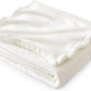 Bedsure Fleece Throw Blanket for Couch Cream - Lightweight Plush Fuzzy Cozy Soft Blankets and Throws for Sofa, 50x60 inches