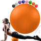 Soft Pilates Ball 9 Inch, Ideal Small Exercise Ball Between Knee Squeeze for Physical Therapy Yoga Core Medicine Abs Pt Bouncy, Mini Rubber Fitball Barre Workout Equipment for Women Men Kid Toddler
