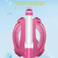 W WSTOO Kids Full Face Snorkel Masks,Suitable for Beginners Dry Top Snorkeling Gear,Can Your Mouth or Nose to Breathe,180 Degrees Panoramic View,Anti-Fog Anti-Leak,Summer Travel and Vacationing Gifts