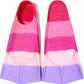 Kids Swim Fins,Short Kids Fins Youth Swimming Flippers for Lap Swimming Training for Children Girls Boys Beginners