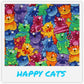 Kitty Kick Stix 15" Original Catnip Kicker Toy (Set of 2), Handmade in USA by Cat Lovers, Interactive Natural Cat & Kitten Toy, Packed with 100% Potent Catnip for All Breeds (Happy Cats)