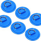 TOBWOLF 6 Pack Stainless Steel D-Ring Patch for Inflatable Boat Kayak Dinghy SUP, D-Ring PVC Patch Stand-Up Paddleboard Canoe Rafting Accessories, NO Glue Included