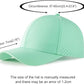 VOBOOM Men Quick Dry Baseball Cap Laser Cut Mesh Ball Curved Brim Snapback Hat