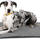 K9 Ballistics Tough Ripstop Dog Crate Pad - Durable & Machine Washable with Non-Skid Bottom and 120-Day Warranty, Fits 54" Wire Crates - XX-Large, Light Gray Velvet