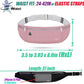 USHAKE Slim Running Belt, Workout Fanny Pack for Men Women,Exercise Waist Pack for Apple iPhone Holder, Runner Belt for Running Walking Cycling Camping Gym Red