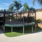 Happy Trampoline Round Trampolines 14 FT, 15 FT, 16 FT - ASTM Approved - Outdoor Gymnastic Trampolines for Adults and Kids with Net Enclosure