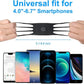 VUP Wristband Phone Holder, 360° Rotatable Forearm Armband for iPhone 15/14/13/Pro Max/Pro/Mini/12/11/SE 2020/Xs/XR/X/8/7/Plus, Fits All 4-6.7 Inch Smartphones (Black-Small)