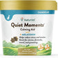 NaturVet –Quiet Moments Calming Aid for Cats Plus Melatonin – 60 Soft Chews – Helps Reduce Stress & Promote Relaxation – Great for Storms, Fireworks, Travel & Grooming