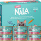 LOVE, NALA - Natural Adult Cat Wet Food - Pate Tuna, Carrot, & Salmon Recipe - Grain Free, Non-GMO, Digestive Fiber Blend, Minerals, Vitamins - 12 Pack 2.4 lbs.