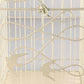 WEDDINGSTAR Ivory Modern Decorative Birdcage Wishing Well with Birds in Flight, 10" x 8" x 16 3/8" Tall (9117-79)
