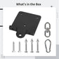 Punching Bag Hanger Ceiling Mount, Heavy Duty Boxing Bag Ceiling Mount with 360° Rotating Hook, Steel Construction, Beam Mount Hook for Home Gym Boxing Training
