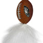 NFL Philadelphia Eagles Cat Tunnel Tube Toy with Plush Football Catnip and Feathers Collapsible Tunnel for Cats to Play, Peek and Hide, Sporty & Fun Cat Tunnel Toy with Team Logo All-Over Design!