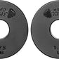 Micro Gainz Standard 1-Inch Center Hole Weight Plates, Set of 2 Black Fractional Plates Choose Set (.25LB-1.25LB), Designed for Standard 1-inch Barbells & Dumbbells, Made In USA