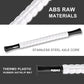 MZDXJ Muscle Roller Stick for Athletes - Deep Tissue Fascia Blaster & Roller Massager for Myofascial Pain Relief - Handheld Physical Therapy & Recovery Tool(-Black White-24 inch)
