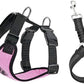 SlowTon Dog Seat Belt Harness for Car, Dog Car Harness Adjustable Mesh Breathable & Dog Seatbelt Safety Tether with Elastic Bungee for Small Medium Large Pets(Pink, Single Clip, S)