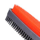 Rubber Pet Hair Removal Brush for Couch Clothes Dog Cat Pet Hair Carpet, Also Used as Dog Cat Bath Brush with Massage Effect (orange)