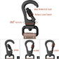 PLUTUS PET Short Dog Leash, Reflective Nylon Padded Handle, Strong Traffic Leash with Carabiner Clip, Perfect for Large or Medium Dogs (10”，Beige)