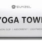 Eunzel Hot Yoga Towel Non Slip Yoga Mat Towel Non-Slip Sweat Absorbent Microfiber Towel for Hot Yoga, Pilates and Workout 72" x 26.5", Navy