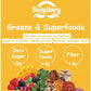 Greens Superfoods Powder for Digestive Health, Sugar Free Super Greens Powder, Spirulina, Chlorella for Bloating & Gut Support, Daily Support for Women, 30 Servings, Mango