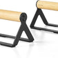 Wood Calisthenics Parallettes Bars Push Up Bar for Men 1 Pair, Sturdy Floor Push-up Handstand Equipment for Home Workouts, Fitness