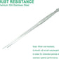 18.9 inch Aquarium Tweezers with Hanger, 2025 New Extra Long Feeding Tongs, Stainless Steel Large Aquascape Tools for Fish Tank, Terrarium，Aquascaping, Reptile Snake (Straight)