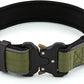Plutus Pet Tactical Dog Collar, Reflective, Adjustable Heavy Duty Dog Collar, Soft Padded and Comfortable, for Small Medium and Large Dogs (Ranger Green, XL)