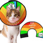 Custom Cat Cone Collar Soft Post-Surgery Comfort Pet Recovery Collar for Wound Care Adjustable Pet Donut Collar