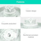 Ceramic Cat Water Fountain, 2.1L/71oz Cupcake Pet Water Fountain for Dog and Cat Indoor, 2 Ultra Quiet Pumps & 3 Filters