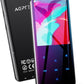 AGPTEK 64GB MP3 Player with Bluetooth 5.3, A19PL 2.4" Curved Screen Portable Music Player with Speaker Lossless Sound with FM Radio, Voice Recorder, Supports up to 128GB, Black