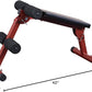 Body-Solid Best Fitness Ab Board (BFAB10), 6-Pack Abs Machine Exercise Equipments for Strength Training Home Gym Workouts Bench