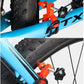 Portable Bicycle Wheel Truing Stand Bike Mini Rims Adjustment Repair Mount Tools Spoke Wrench Black