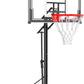 Basketball Hoop Outdoor with 45 Inch Shatterproof Backboard, Portable Basketball Goal System 4.8-10ft Height Adjustable for Kids, Youth, Adults, Backyard/Driveway/Indoor