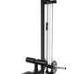 LAT All-in-one Machine with High and Low Pulley Station, LAT PullDown and LAT Row Cable Machine, LAT Tower with Adjustable Leg Support for Home Gym Total Body Training
