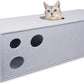 PETKARAY Cat Tunnel, Original Cat Hideaway Cave for Indoor Cats, Large Kitten Play Tubes and Tunnels, Soft Felt Cat Toy with Interactive Peek Hole