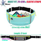 USHAKE Slim Running Belt, Workout Fanny Pack for Men Women,Exercise Waist Pack for Apple iPhone Holder, Runner Belt for Running Walking Cycling Camping Gym Mint blue