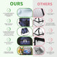 iknoe Large Foldable Cooler Bag, 8.5L Insulated Lunch Bag, Leakproof Lunch Cooler Tote with Multi-Bag Design Suitable for Beach, Picnic and Office Use, Galaxy 15-Can