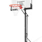 Basketball Hoop 44 Inch Backboard Protable Basketball Hoop Outdoor, 4.8-10ft Height Adjustable Basketball Goal System for Kids Youth Adults Play in Backyard/Courts/Indoor