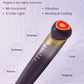 6-in-1 Age-Defying - Eye, Face & Neck Lift & Firm, 5-Color Light Therapy for Face with Microcurrent, Vibration, Heat & Cooling, Skin Care Tool for Youthful & Tightening Skin (Purple)