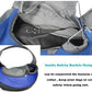 Pet Dog Sling Carrier, Breathable Mesh Portable Travel Safe Pet Sling Shoulder Bag Carrier with Adjustable Non-Slip Shoulder Strap for Small Dogs Cats Puppy (Small, Blue)
