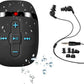 Waterproof MP3 Player for Swimming and Running, Underwater Headphones with Short Cord, Shuffle Feature