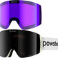 Ski Goggles Snow OTG Snowboard Goggles Magnetic Interchangeable Lens Frameless UV Protection Anti-fog mobile Skating