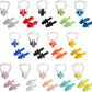 UPINS 14 Sets Silicone Nose Clips Waterproof Swimming Nose Plugs Earplugs for Adults Kids, Ear Nose Protector